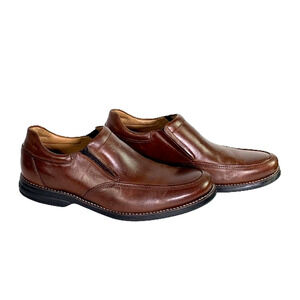 Belvedere Studio Torino Brown Leather Loafers Casual Dress Shoes Mens 11.5 D